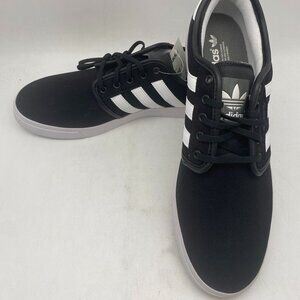 ADIDAS SEELEY BLACK/WHITE #G66636 US MEN'S SIZE 13